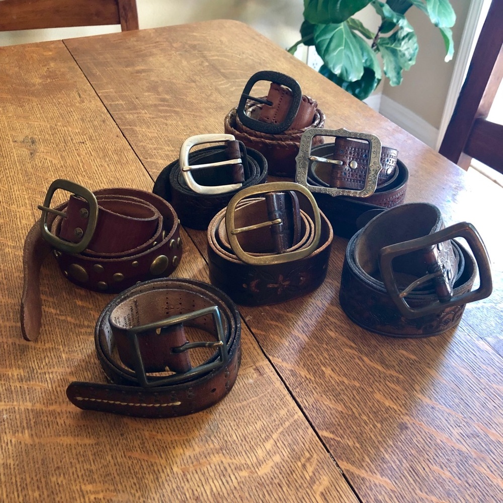 Leather belts